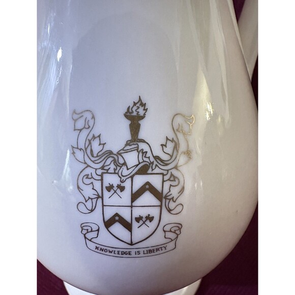 VNTG 1970s W.C. Bunting Co Vase – "Knowledge is Liberty” –  Scientia Et Libertas - Picture 6 of 12